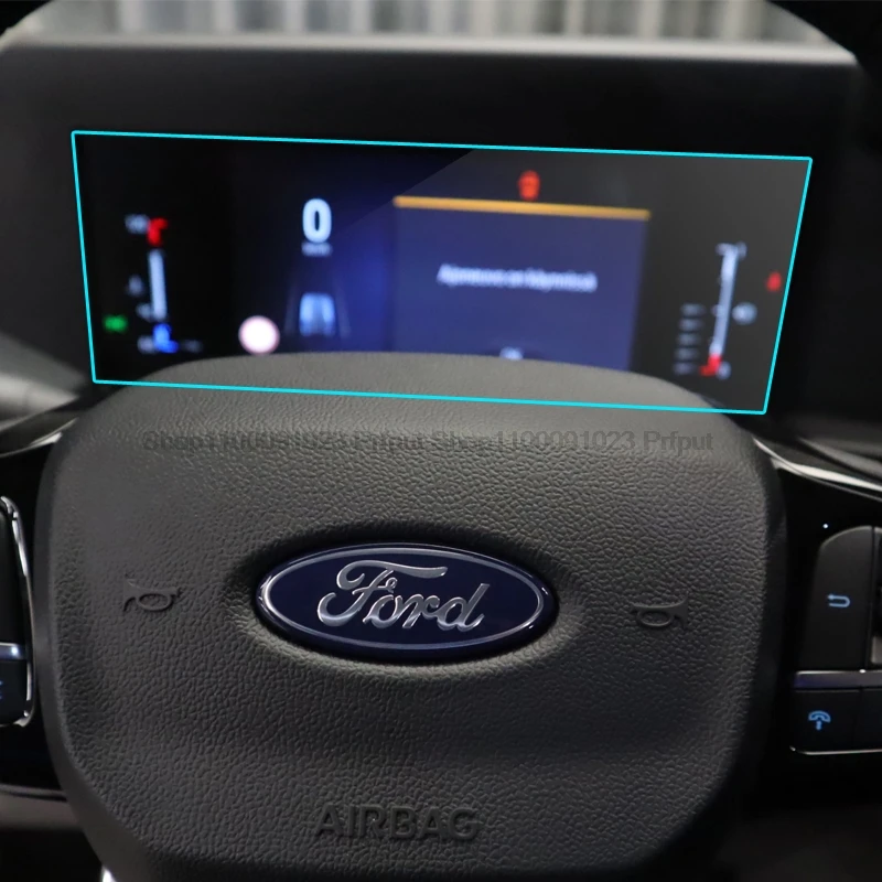 

Tempered glass protective film For Ford Tourneo Custom 2024 12 inch Car instrument dashboard LCD screen protector