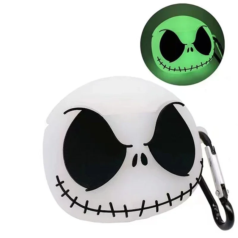 Luminous Ghost Skull Skeleton For Apple Airpods 4 3 2 1 Case Earphone Wireless Bluetooth Charging Box Case For Airpods Pro Cover