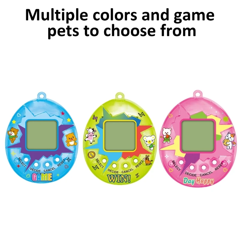 Electronic Digital Pets Virtual Pet Toy 168 Pet Pocket Electronic Animals Toy for Kids Early Education Gift Party Favor K1KF