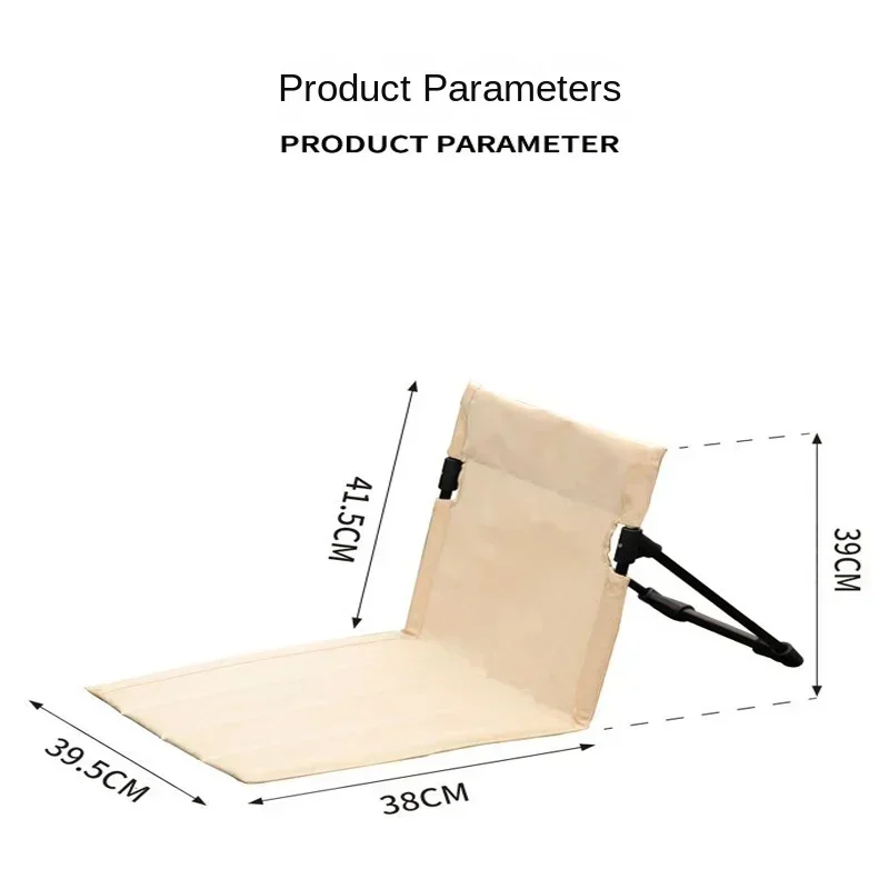 Lightweight Foldable Camping Seat Made of Aluminum Alloy, Ideal for Outdoor Travel, Fishing, and Beach Use view 5