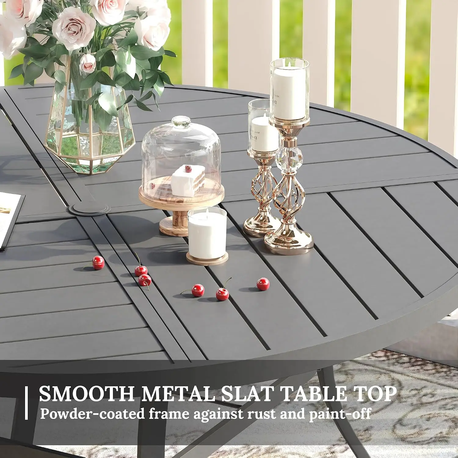 Patio Dining Set 6 Seater 53.1