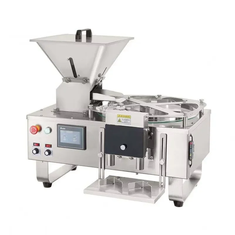 YWM Certificate ZONELINK Price CE Approved Rotation Plate Type Semi Auto Automatic Hard Candy Bottling Counting Machine
