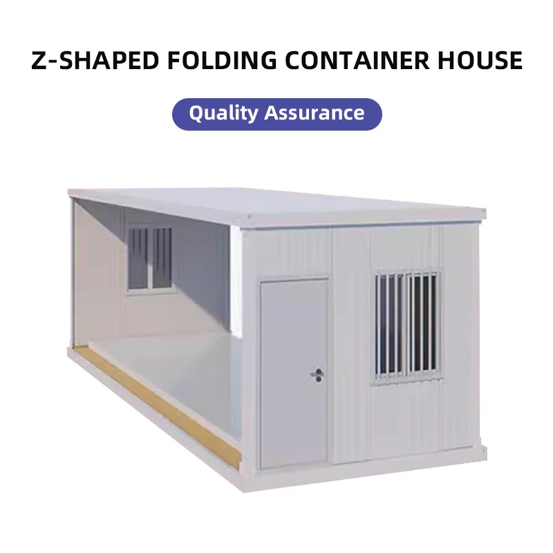 custom.Quick Installation 20Ft Z-Folding Expandable Container Prefab Temporary Steel Dormitory Outdoor Use Tiny House