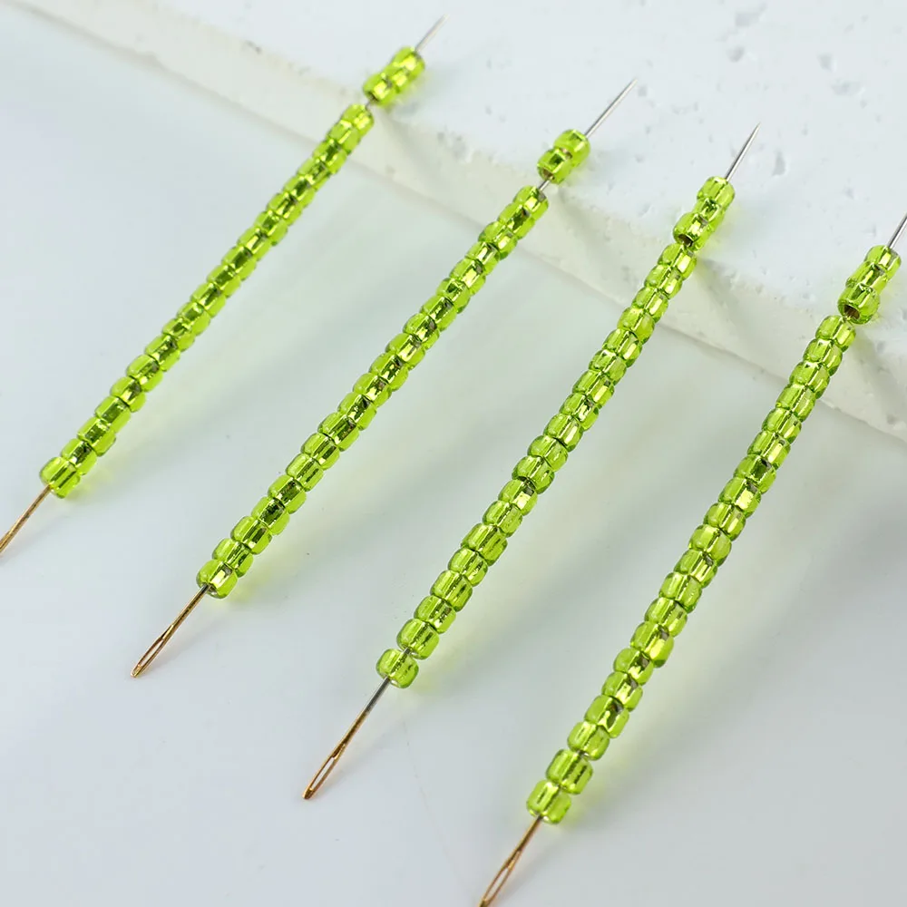 10g Bulk Japanese Imported MGB Irrigation Silver Square Hole Rice Beads Jewelry Accessories for All Kinds of Handmade DIY