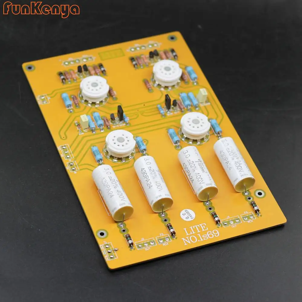 

Full Balanced Tube Preamp Amplifier Board For 6922 DIY Preamplifier Amp Board PCB