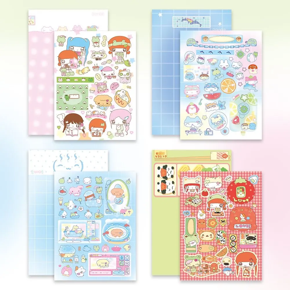 

1/4 шт. наклейка Bento Girl Happy Nyangday корейский доступный DIY материал для журналов декоративные наклейки