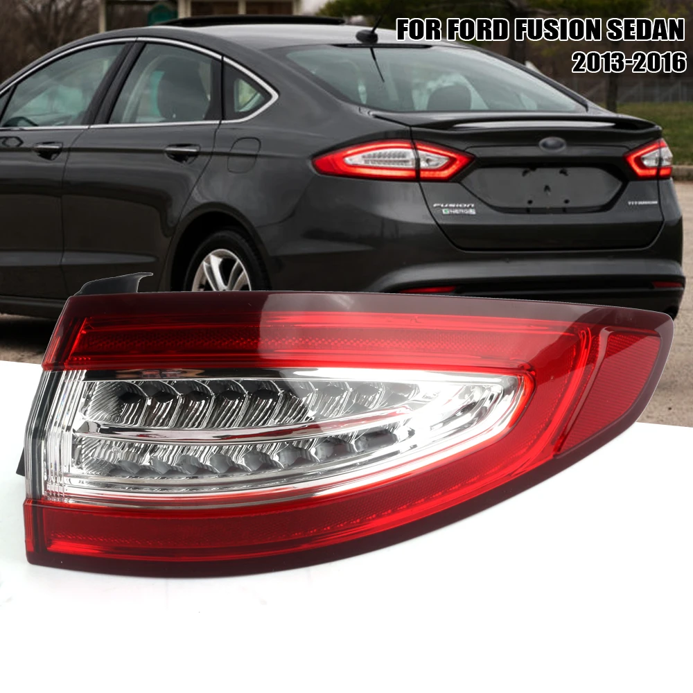 Left/Right Side Tail Lamp For Ford Fusion Sedan  2013 2014 2015 2016 Rear Tail Light Brake Lamp with