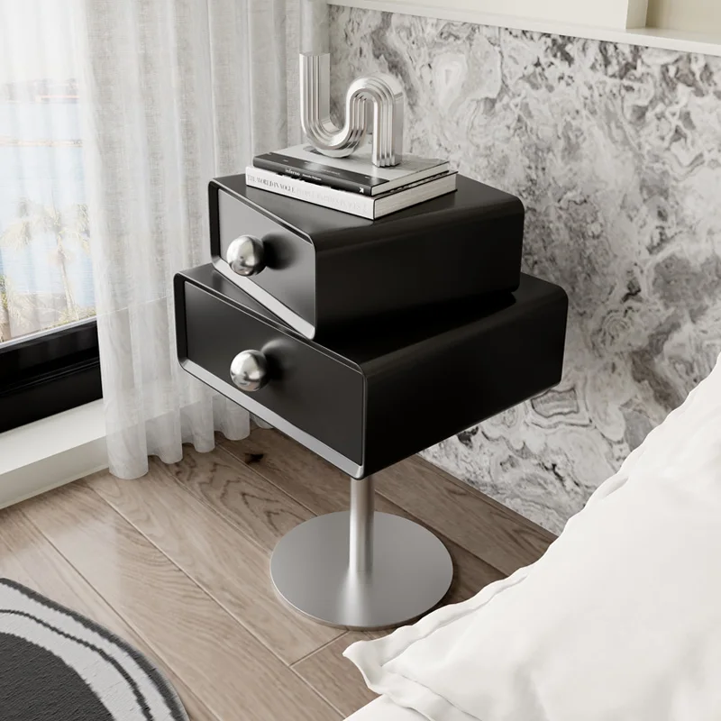 Furnitures Bedroom Bedside Table Night Stand Cabinet Storage Furniture Side Bed Tables Nordic Unique Nightstand Economic Room