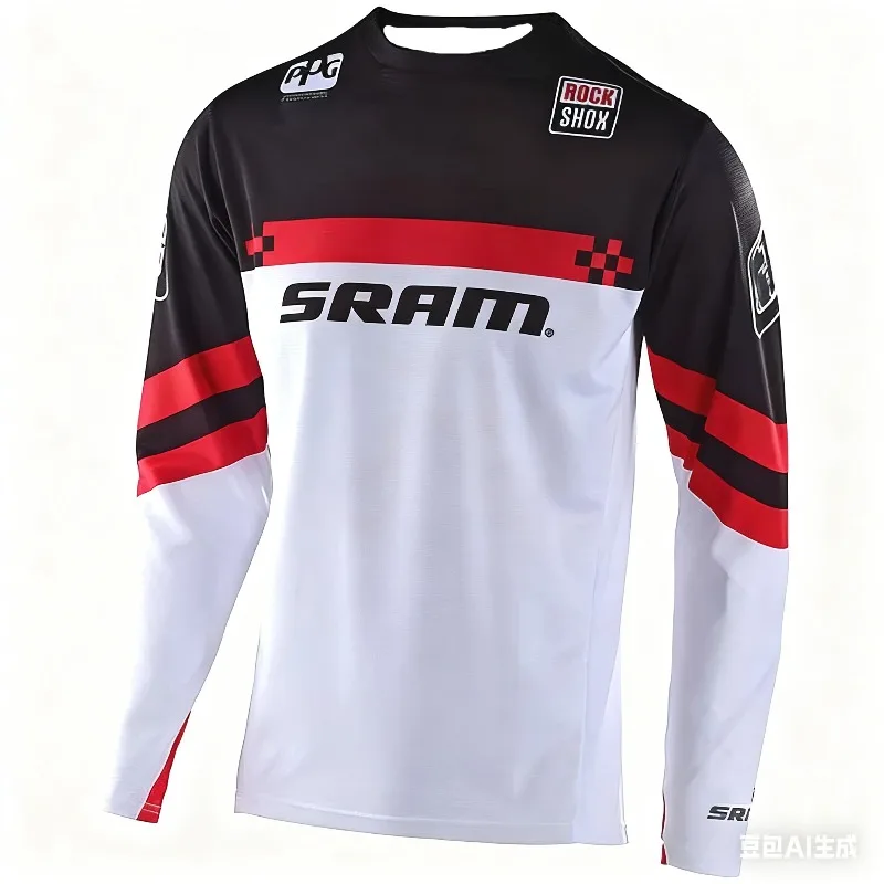 جديد Sram الإنحدار جيرسي رجل ملابس الجبلية الصيف مايوه Ciclismo Hombre DH الجبلية MX موتوكروس جيرسي قبالة الطريق جبل إندورو تي شيرت