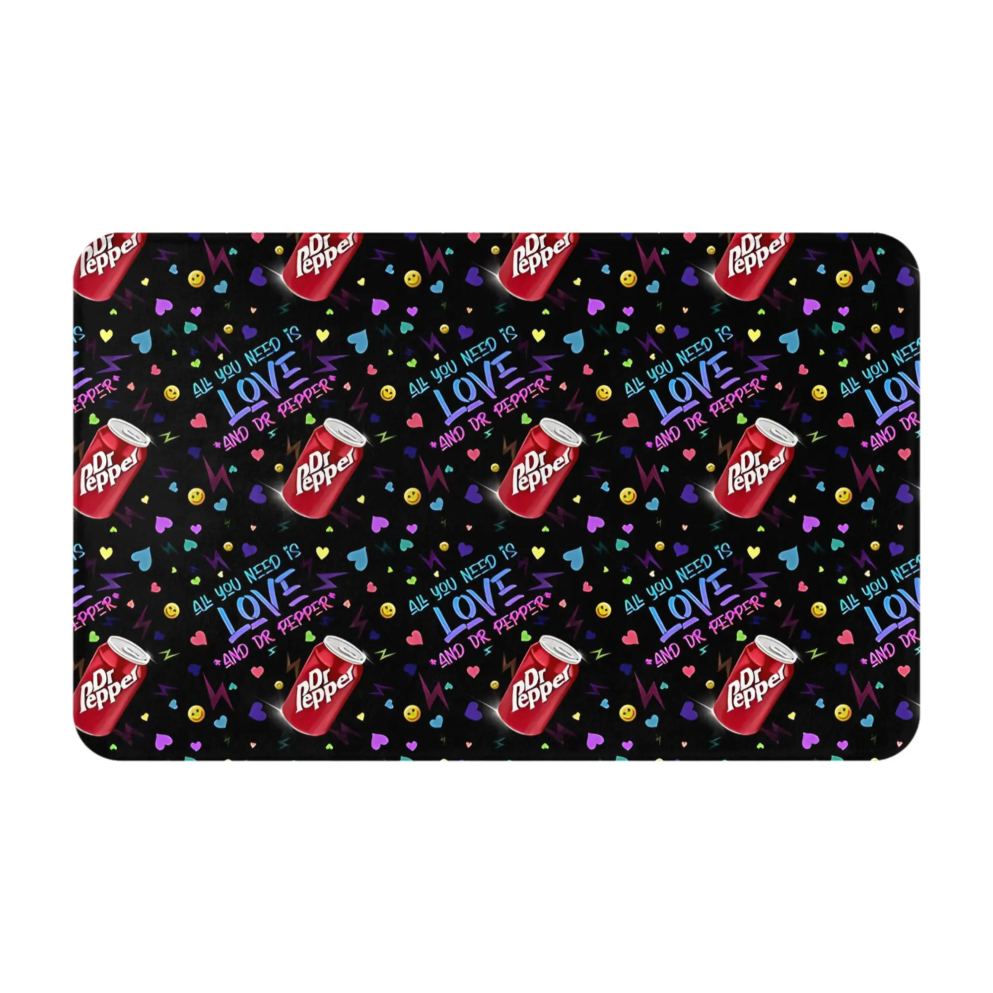 All You Need Is Love And Dr Decorations Bath Mat Dr.Pepper Doormat Living Room Carpet Balcony Rug Home Decoration