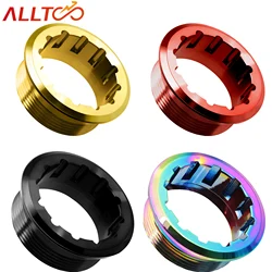ALLTOO Bike 12 Speed Titanium flywheel Lock Cover for Shimano M7100 6100 8100 9100 SLX XT XTR All MS Tower Base Flower Drums