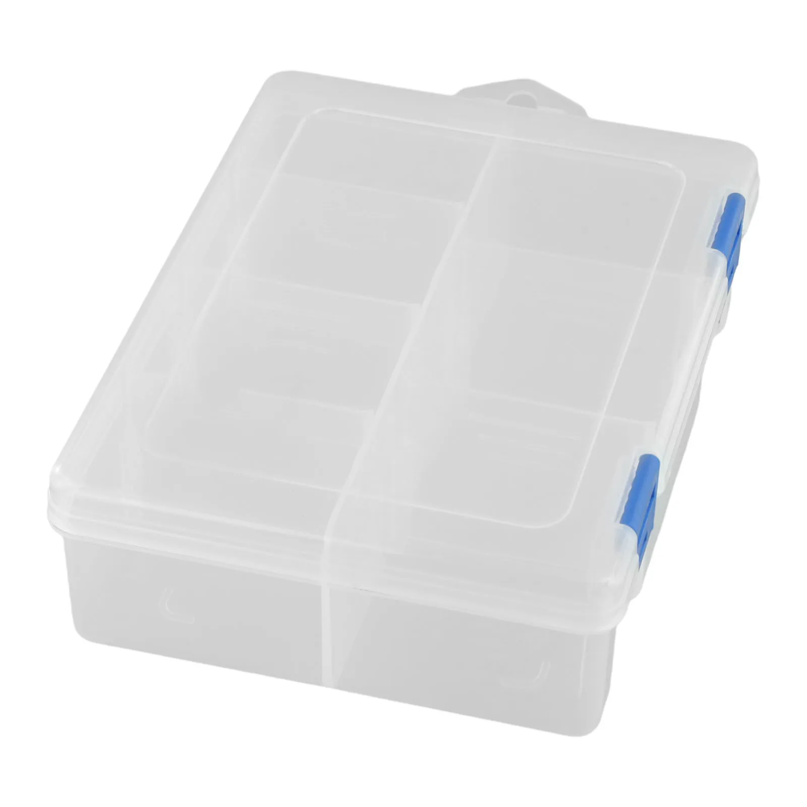 Jewelry Storage Storage Box Home Organization As Show Clear Compartment Organizer Storage Box Dustproof Feature Large Capacity