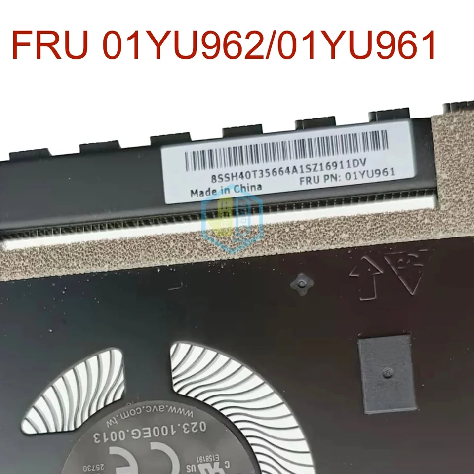 CPU Cooler Fan Heatsink for Lenovo ThinkPad X390 Yoga X13 Gen 1