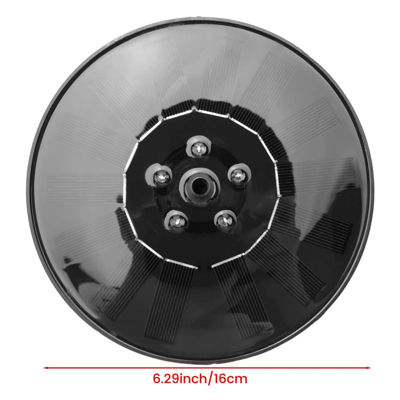 Fontana PB-Solar Fontane da bagno per uccelli ad energia solare da 3 W con fiore, Fontana solare per acqua all'aperto