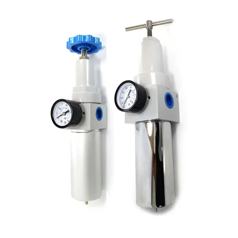 High pressure pneumatic air filter regulator QFRH-08/10/15 1/4 3/8 1/2 inch Manual drain units 40bar oil and water separation