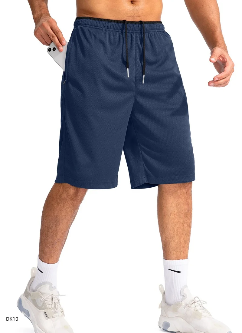 

Летние спортивные шорты для тренировок в зале, бега, велоспорта, быстросохнущие, дышащие, с завязками на талии, мужские шорты для активного отдыха на природе.