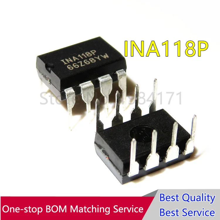 2Pcs INA118P INA118 DIP-8