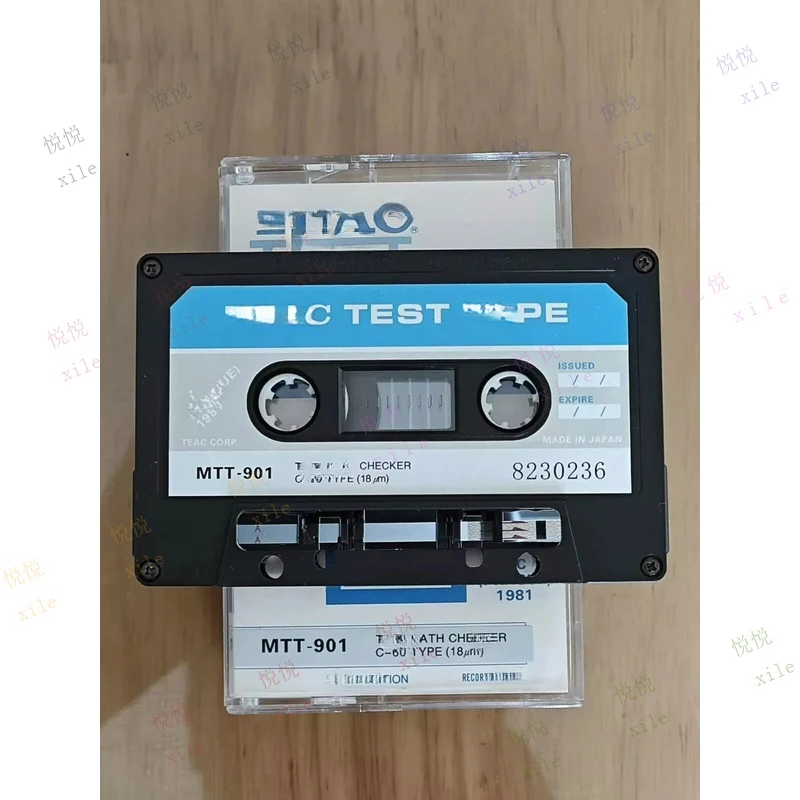 L+ 1PC  For TEAC MTT-901 TEST TAPE TAPE PATH CHECKER C-60 TYPE 18UM