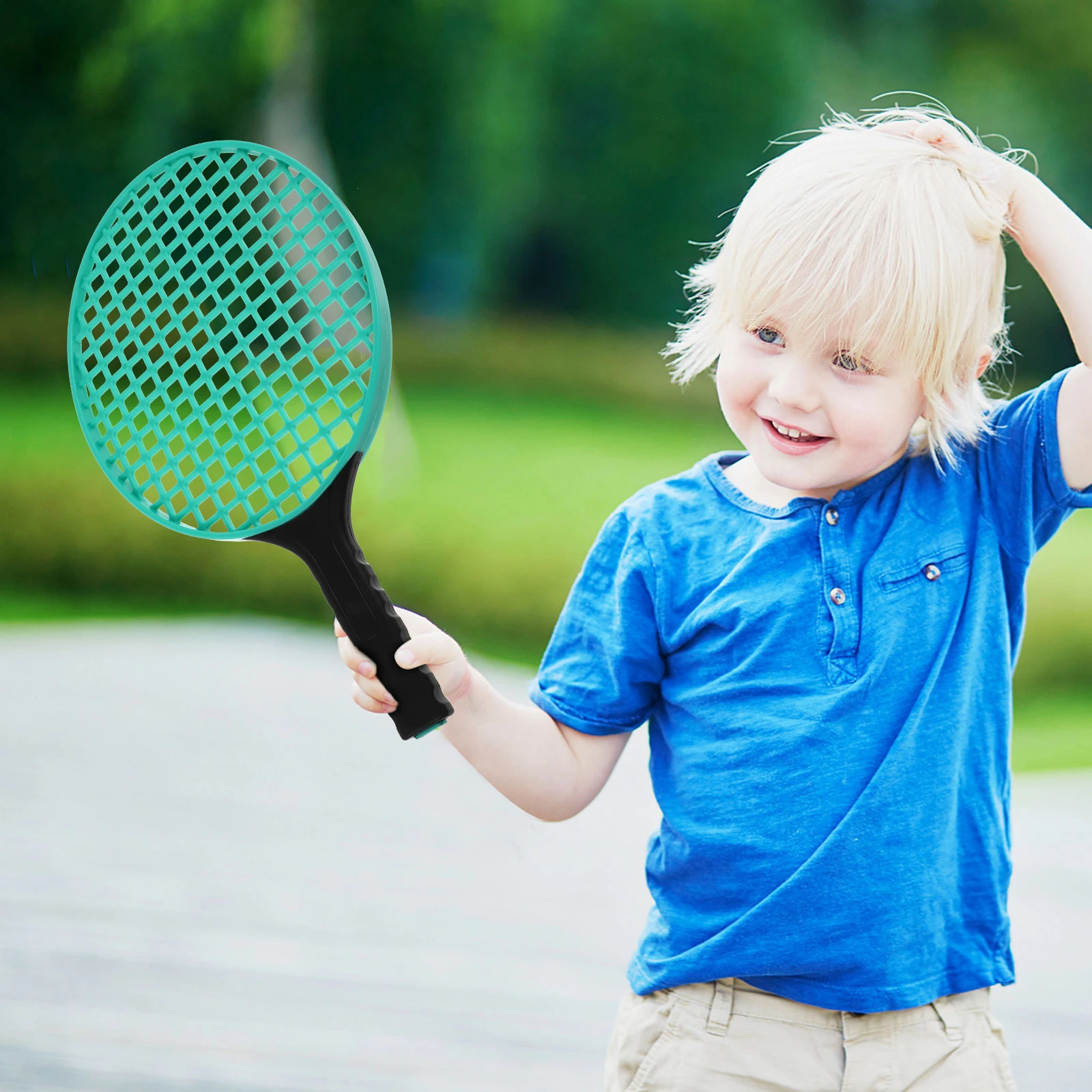 

2pcs Children Tennis Racket Lightweight Large Area Kids Beach Toy Outdoor Racquet Play Beginner Friendly Tennis