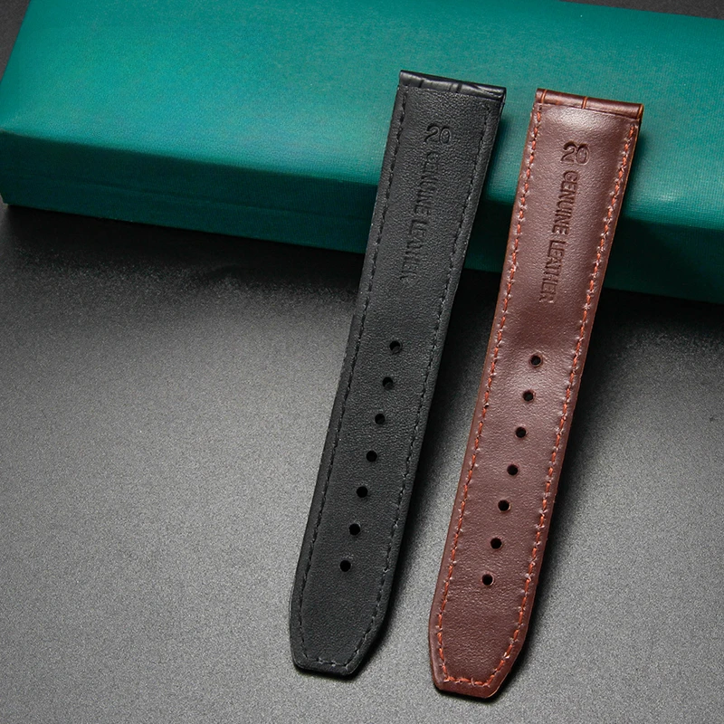 حزام ساعة رجالي من جلد البقر الأصلي لسلسلة موريس لاكروا بونتوس ليه كلاسيكس حزام ساعة رائع قابل للتنفس مقاوم للعرق 20 22 مللي متر