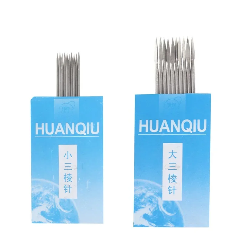 Free shipping Trigonous needle three edge acupuncture needles diameter 10 pcs 1.6 mm*65 mm / 10 pcs 2.6 mm *65 mm