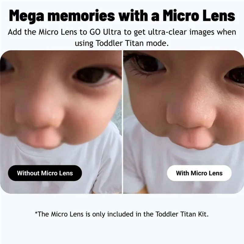 Insta360 GO Ultra対応クリップフレームマウント - 幼児用タイタンハット（Insta360 GO Ultra用ハットクリップ）