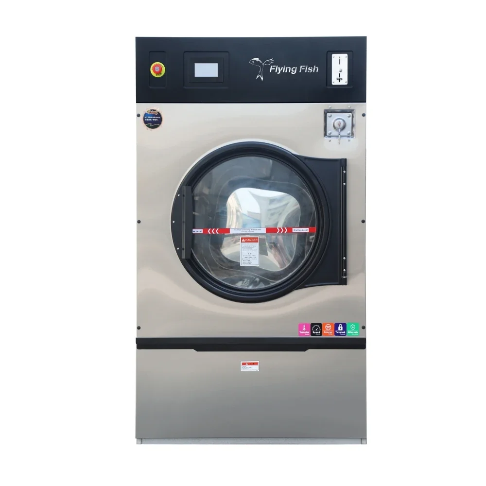 High Quality Stainless Steel 35KG Sustainable Industrial Automatic Dryer Clothes Drying Machine