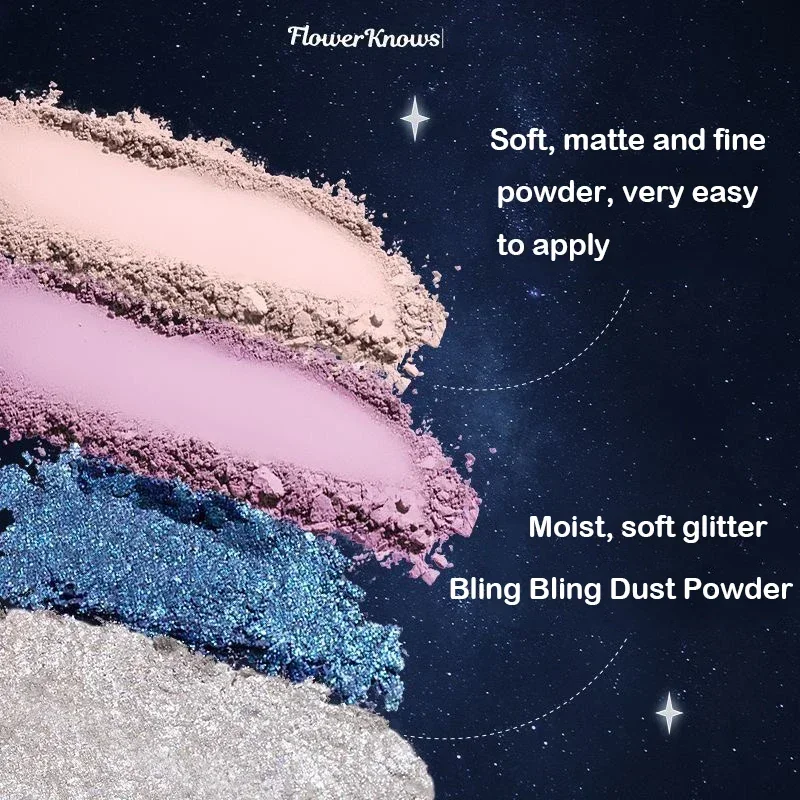 Bloem Kent Maanlicht Zeemeermin Serie Oogschaduw Delicate Matte Glow Shimmer Kameleon Waterdichte Glitter Oogmake-Up