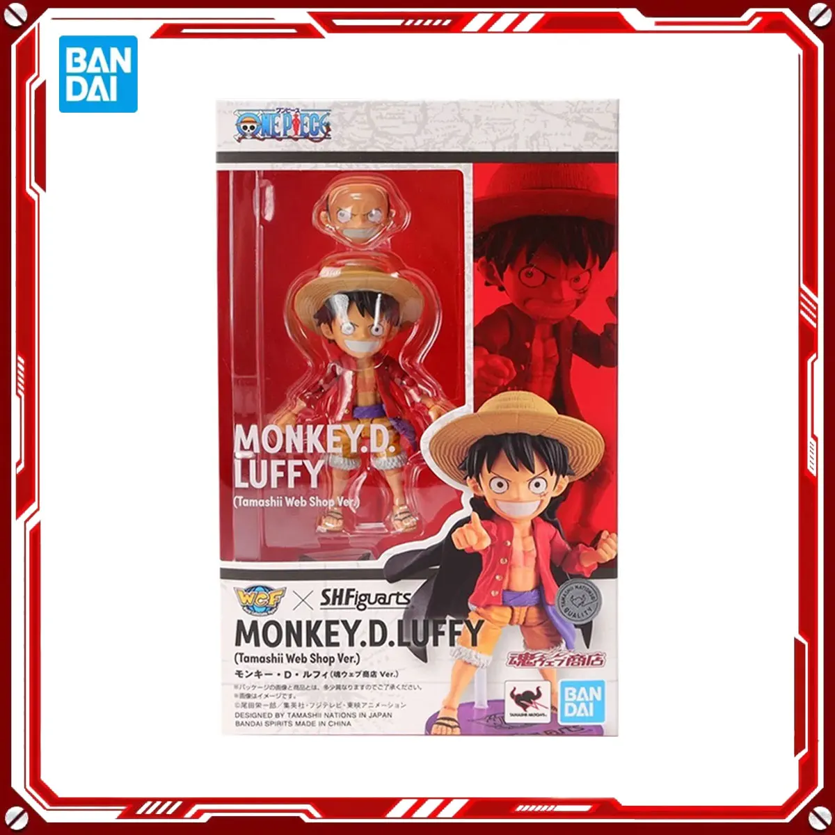 بانداي حقيقية قطعة واحدة أنيمي نموذج أطقم القرد D لوفي تاماشي ويب متجر Ver اللعب WCF × SHF عمل الشكل التجمع نموذج هدية