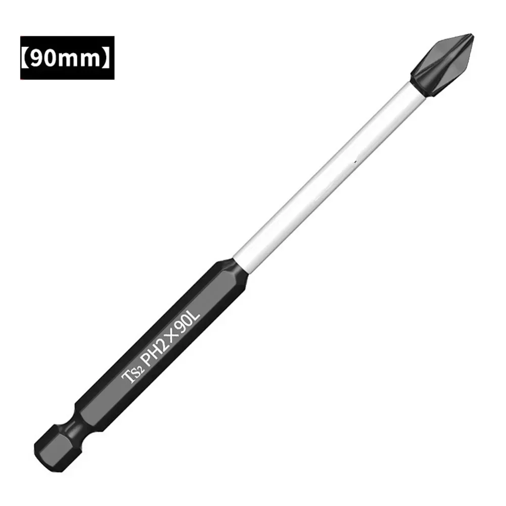 1pc Electric Screwdriver Bit Magnetic Batch Head PH2 Cross Anti Slip Bits High Hardness Hand Drill Bit 25 50 65 70 90 150mm