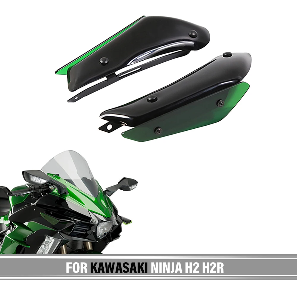 

Motorcycle Fairing Parts Aerodynamic Wing Kit Fixed Winglet Fairing Wing For KAWASAKI NINJA H2 H2R