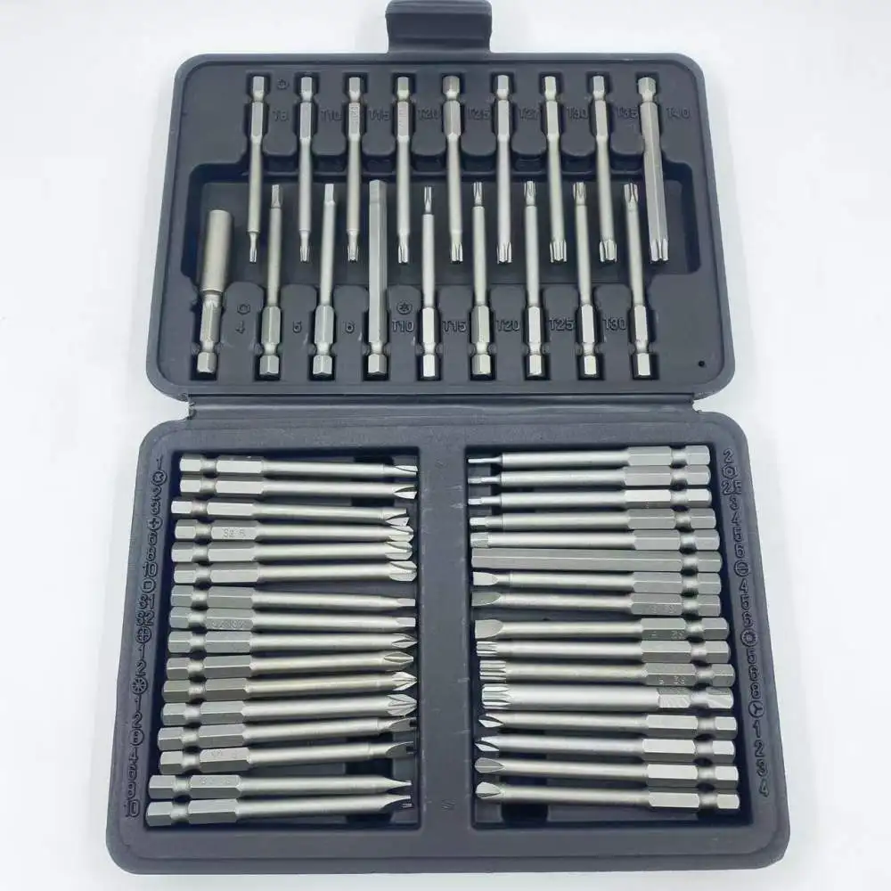 Reliable Screwdriver Bit Set Long Reach Drill Driver Head Magnetic Phillips Torx Hex Repair Tool Kit For Home Work