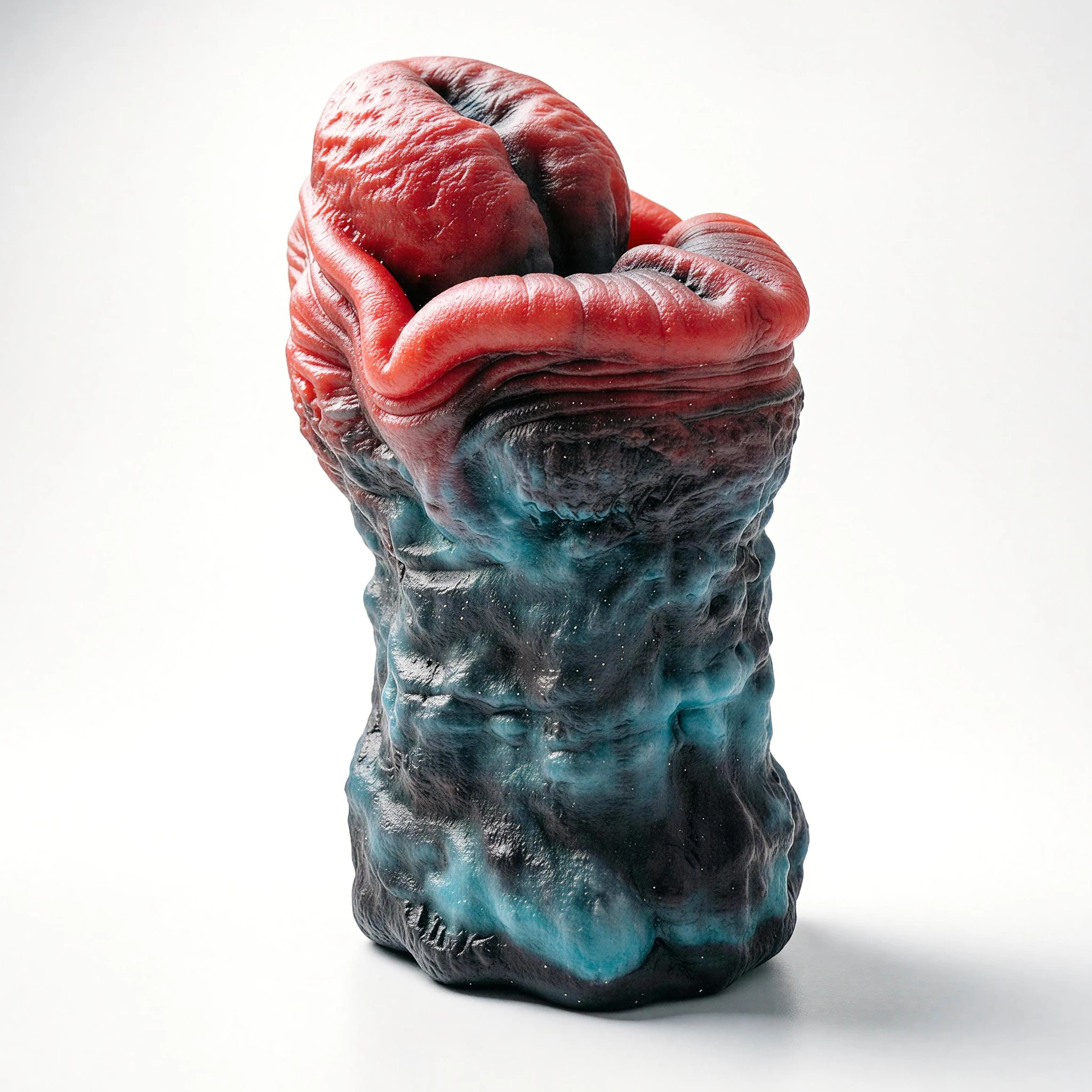 SHAZ Fantasy Monster Alien Mouth Male Masturbator, Irregular Textured Soft Silicone, Unique Gradient Horror Design Stroker Toy
