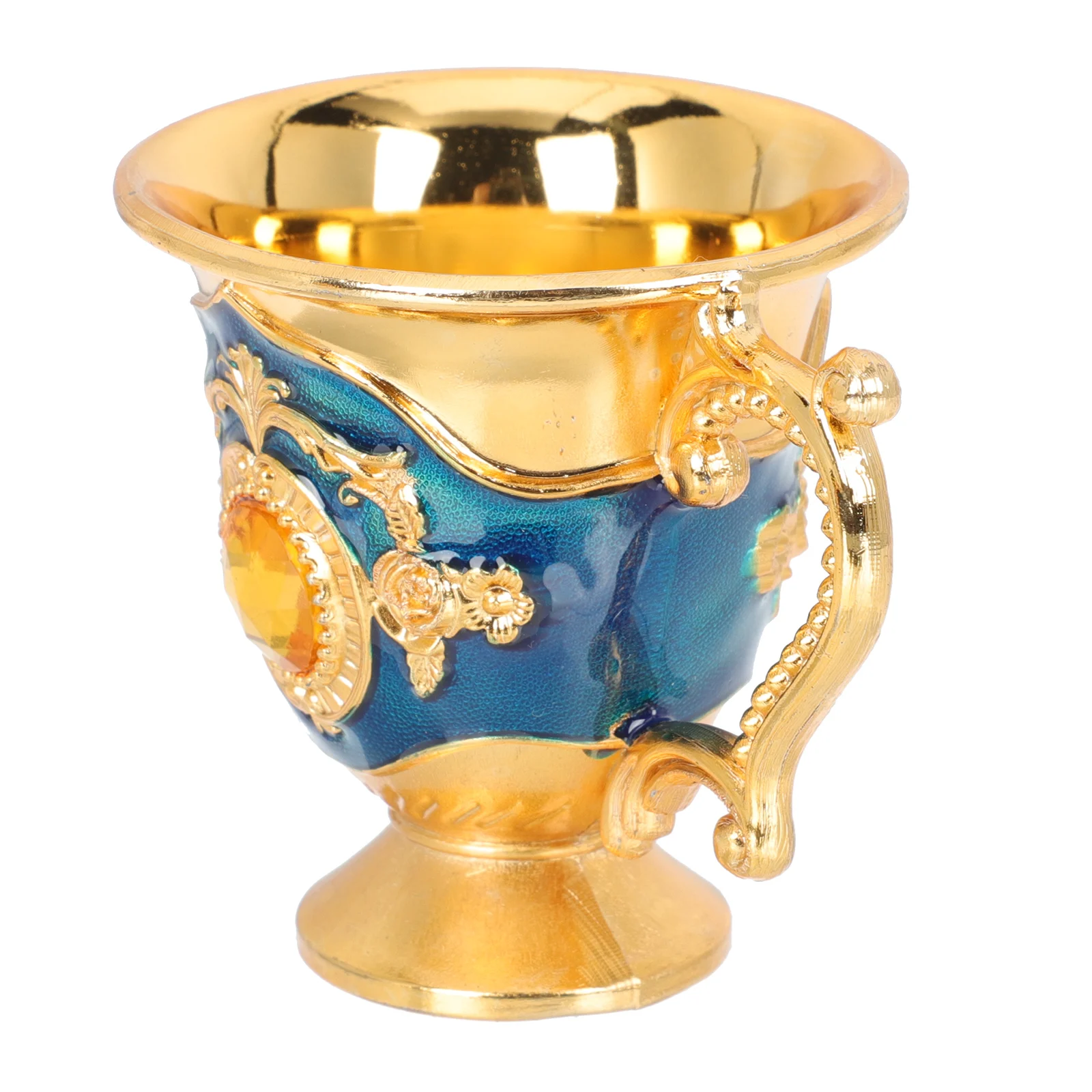 

1pc European Style Anti-Break Retro Metal Liquor Cup Smooth Mini Storage Container For Wine Whiskey Beer Home Kitchenware Use