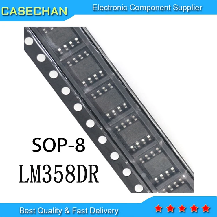 SOP LM358DR2G LM358 LM358DT original-8 LM358DR, 100PCs, novo
