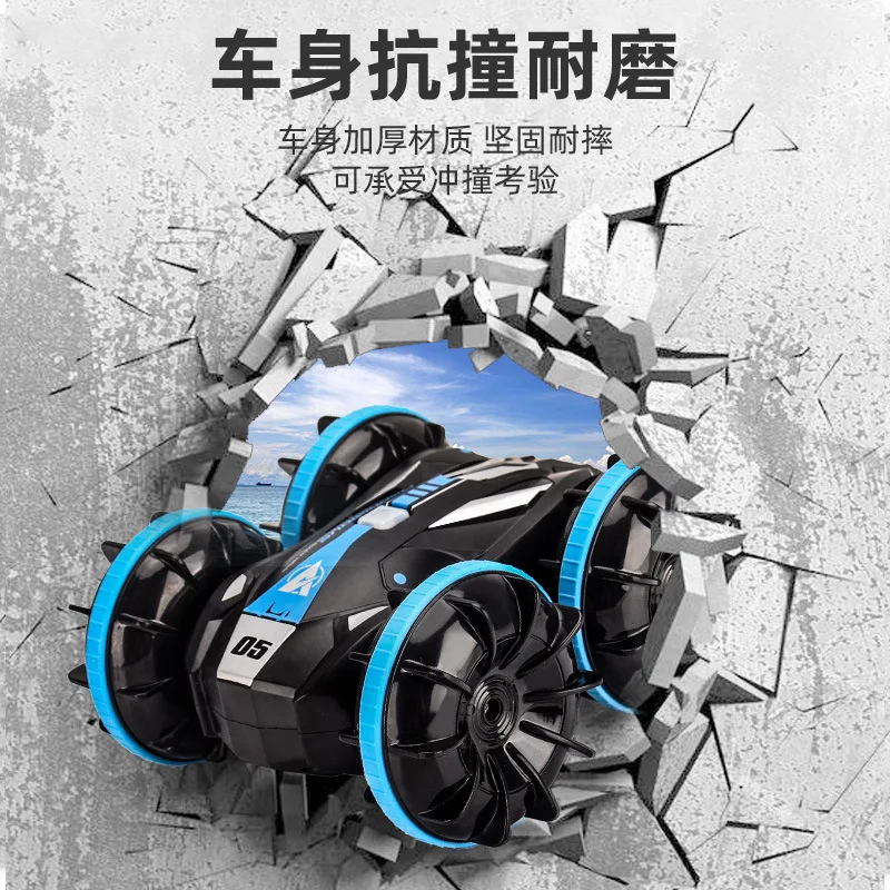 Nieuwe gepantserde, op afstand bestuurbare tankwagen, klimauto, speelgoedauto met lichteffecten, rollende op afstand bestuurbare auto