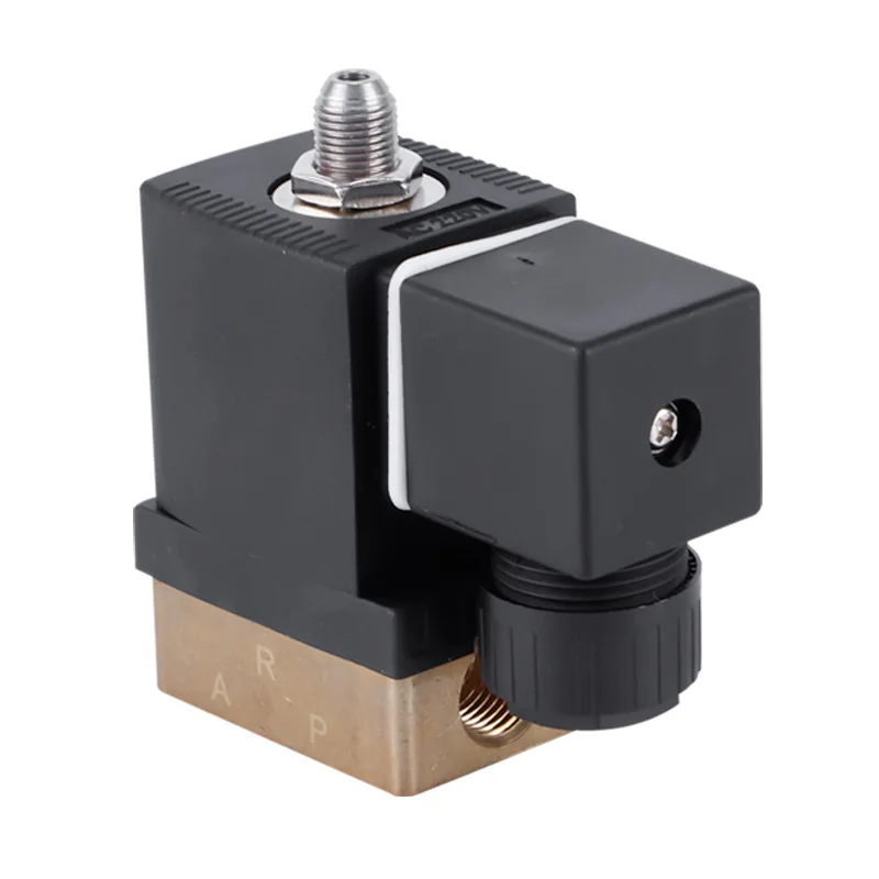 Two-position Tee Plunger Brass, Stainless Steel Electromagnetic Automatic Control