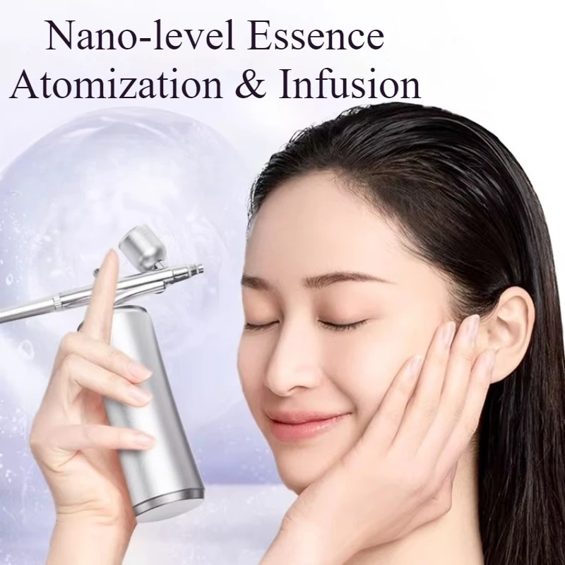 Skin Steam Facial Vaporizer Portable Moisturizer Nebulizer Skin Cleansing Facial Equipment Rechargeable Aesthetics Beauty Device