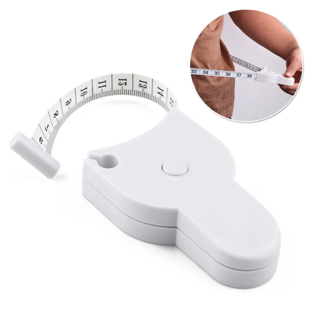 Automatic Telescopic Tape Measure Body Measuring Tape Sewing Ruler Tools Centimeter Tapes For Body Meter Measure White Tools