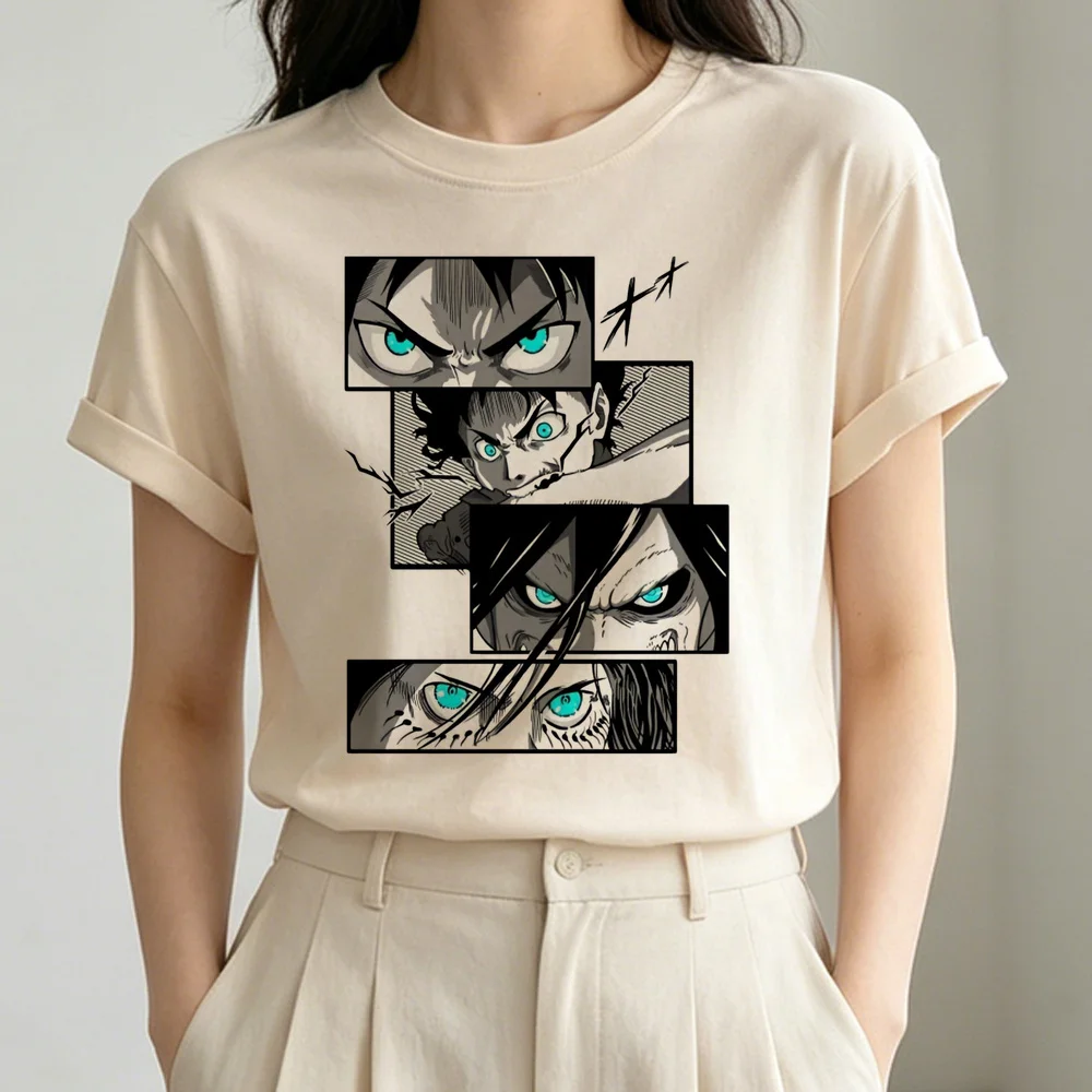 Attack on Titan top tees women cheap 80s dollette kawaii scene  t shirt japan party scene  cutecore