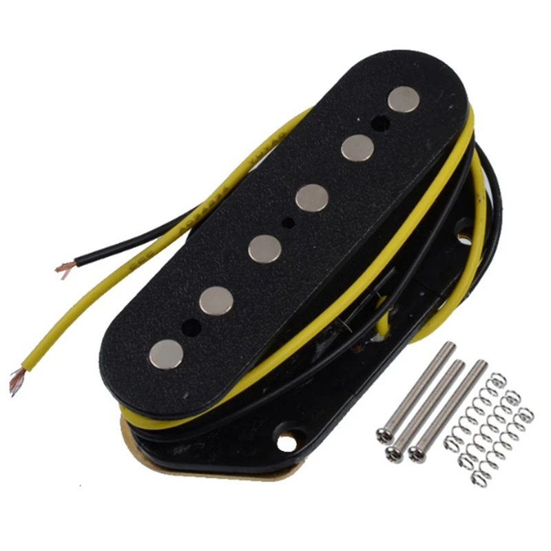 

New Hot Tele Pickups Alnico 5 Black Tele Bridge Pickup Fit Bridge Pickup Part