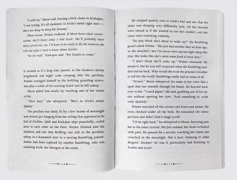 Books of10 Books Wings of Fire Children's Adventure Story Science Fiction Bridge Book Learning English Read Gift Book Sets in En