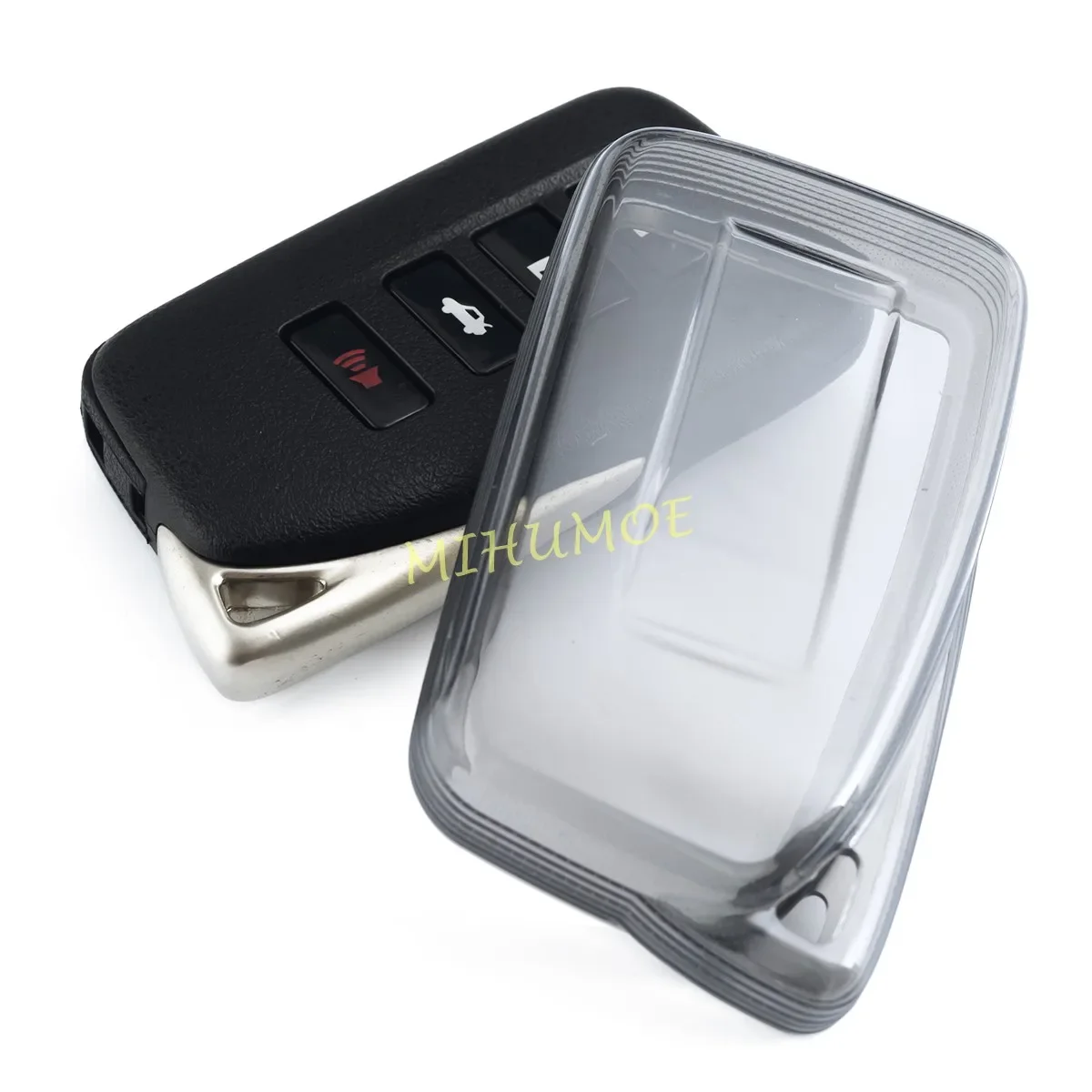 Zwart Transparant Autosleutelzakje Case Cover Voor Lexus NX RX LX IS ES GS 200 t 250 300 300 h 350 450 h 500 h Accessoires