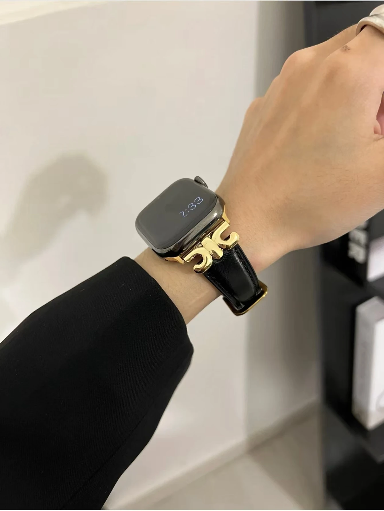 Luxury Leather Loop For Apple Watch Band For Women 38mm 40mm 41mm 42mm 44mm 45mm 46mm 49mm, Strap For Apple Watch Band