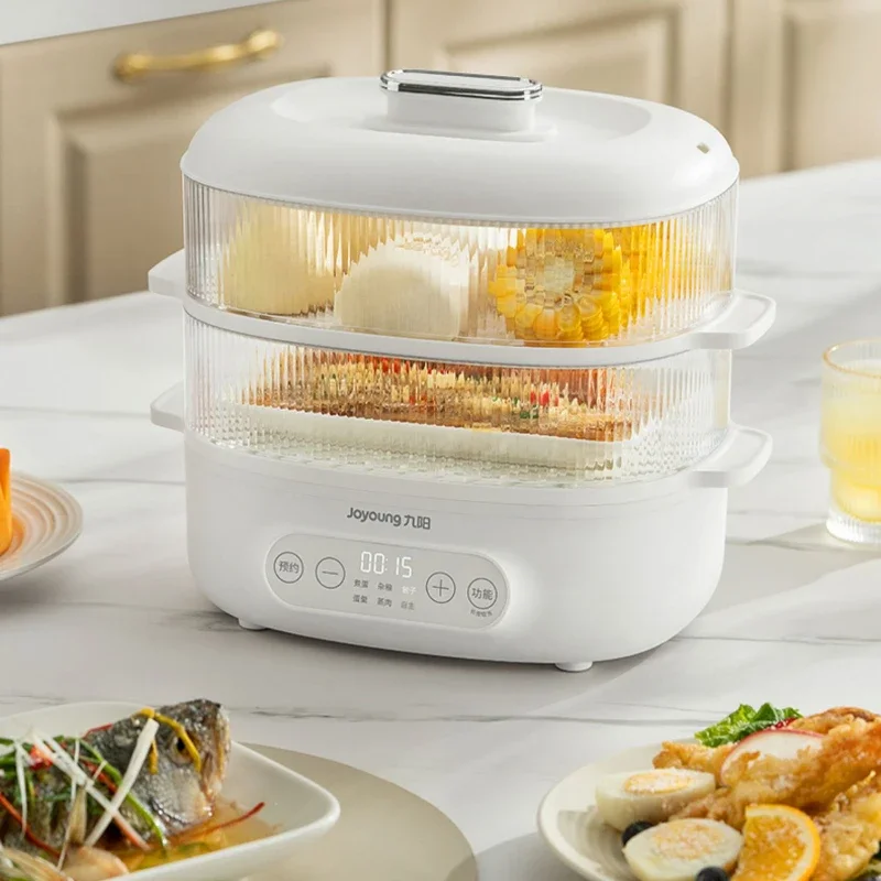 Electric steamer, regular appointment, double-layer egg cooker, household artifact, automatic power failure, multi-functional