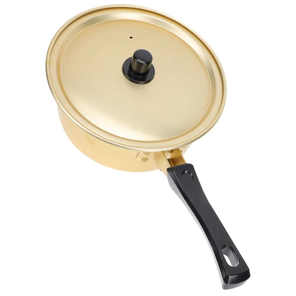 

Aluminum Soup Multifunctional Cooking Heat Resistant Stew Home Kitchen Stock With Lid Reusable Boiling Pot Large Capacity