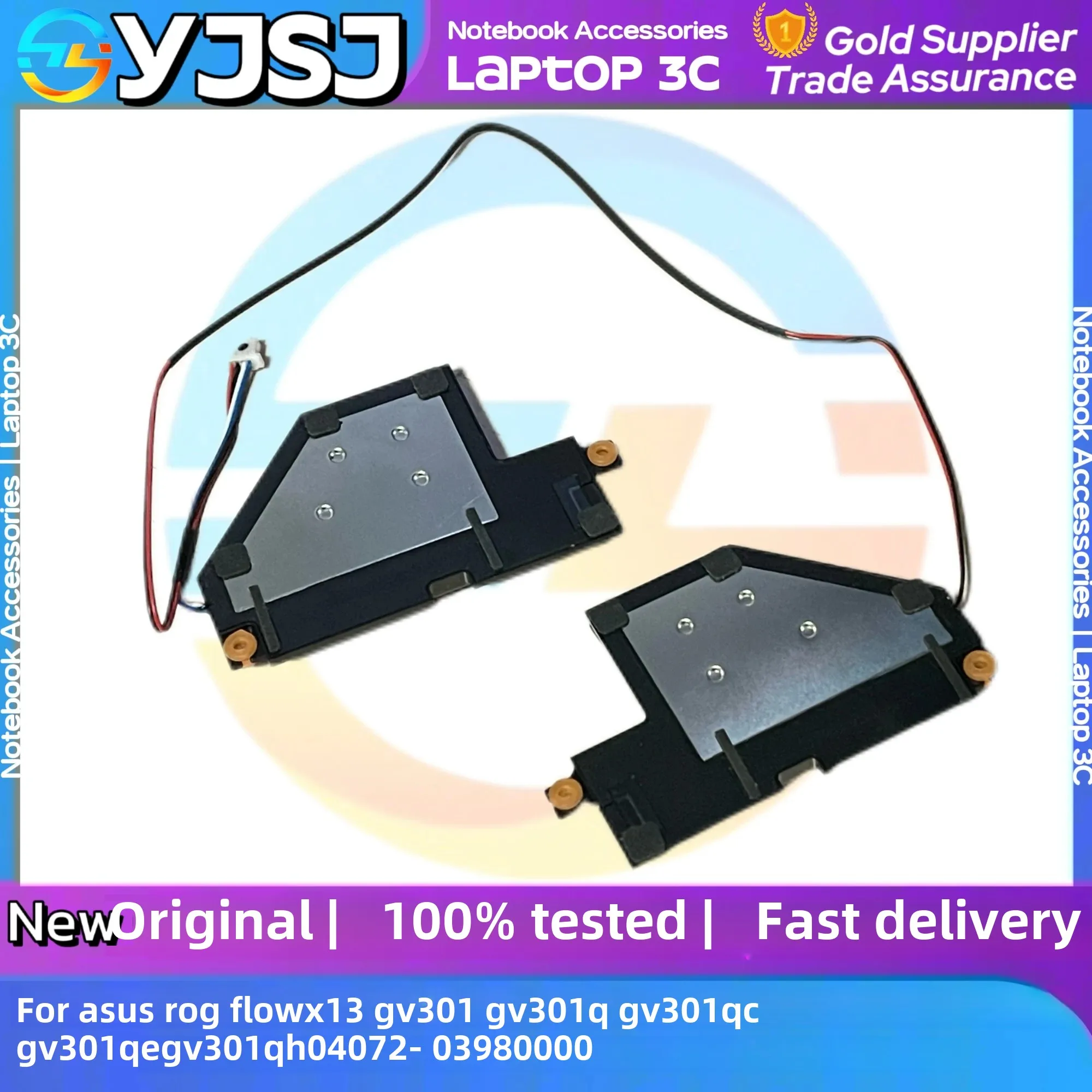 NEW GENUINE Original Laptop Speaker FOR Asus ROG Flow X13 GV301 GV301Q GV301QC GV301QE GV301QH built-in speaker 04072-03980000