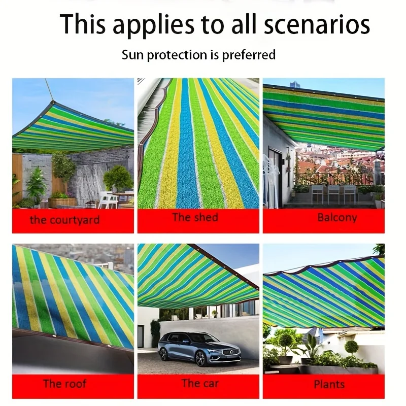 

【Hollow-Out Breathable Flower Shade Net】The Unique and Uniform Opening Structure Can Effectively Block Direct Sunlight While Ensuring [Something Missing Here, Likely "Ventilation"]