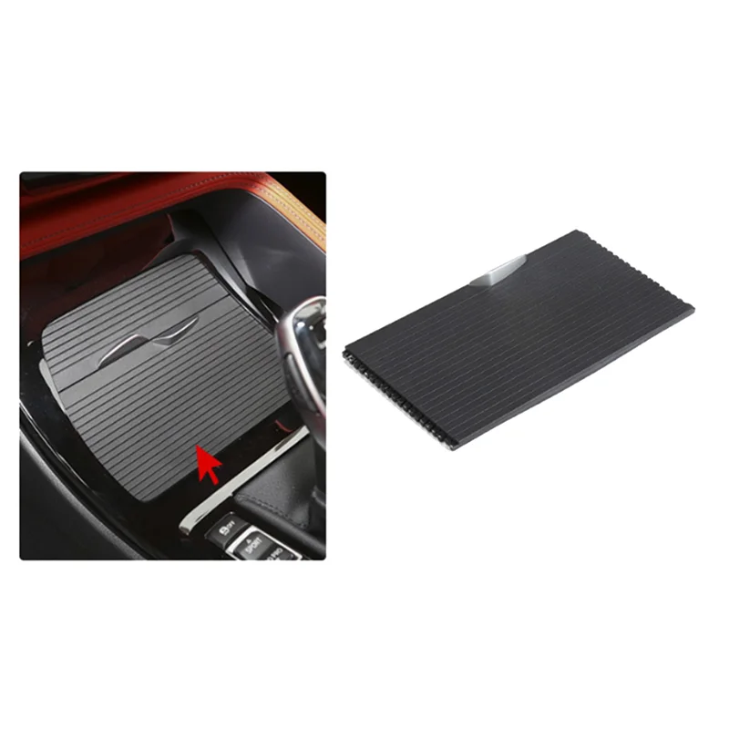 51169299529 Kotak Penyimpanan Penutup Roller Blind Konsol Tengah Penutup Geser Belakang Untuk BMW X1 X2 F48 F49 F39 2016-2021-A02G