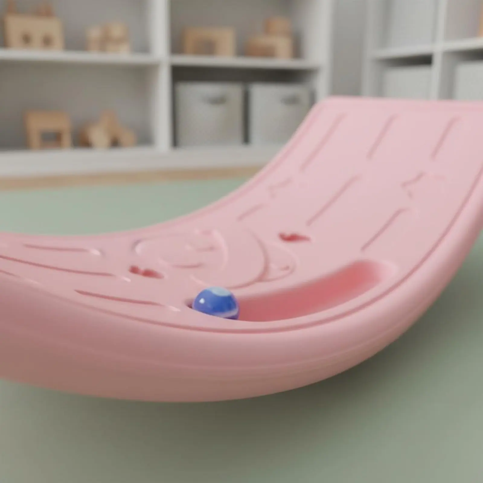 

Детская балансировочная доска для развития моторики, изогнутая доска-качалка, оборудование для активных игр, универсальный безопасный материал из полиэтилена